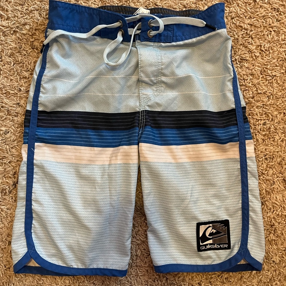 Quiksilver Blue Swim Trunks/board shorts